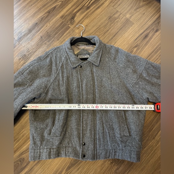 Vintage men’s Members Only 100% pure wool jacket size 46 (XL) - Picture 3 of 14